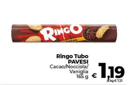 Coop Radenza Ringo Tubo Pavesi Cacao/Nocciola/ Vaniglia offerta