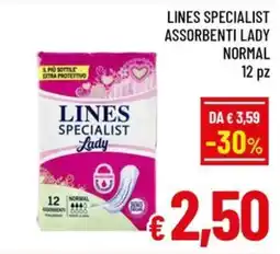 Famila Market Lines Specialist assorbenti lady normal offerta