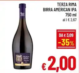 Famila Market Terza Rima Birra American IPA offerta