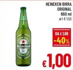 Famila Market Heineken birra original offerta