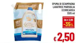 Famila Market Spuma di sciampagna lavatrice Marsiglia offerta