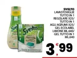 Despar Sicilia Svelto lavastoviglie tutto in 1 offerta