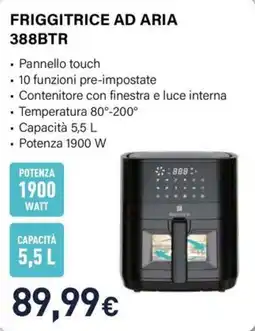 Unieuro Friggitrice ad aria 388BTR offerta