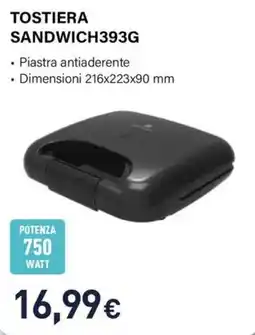 Unieuro Tostiera sandwich offerta