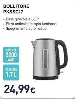 Unieuro Bollitore PKSSC17 offerta