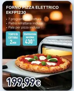 Unieuro Forno pizza elettrico EKFP1230 offerta
