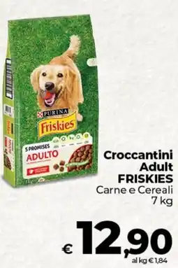 Ipercoop Radenza Croccantini Adult Friskies Carne e Cereali offerta