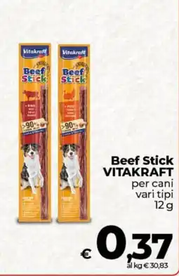 Ipercoop Radenza Beef Stick Vitakraft offerta