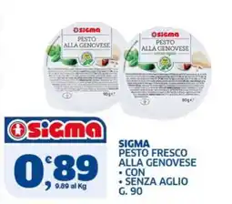 Sigma Sigma pesto fresco alla genovese offerta