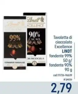 Talento Professional Store Tavoletta di cioccolato Excellence LINDT fondente offerta