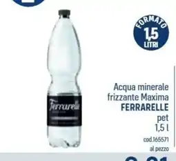 Talento Professional Store Acqua minerale frizzante Maxima Ferrarelle offerta