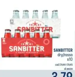 Talento Professional Store Sanbitter dry/rosso offerta