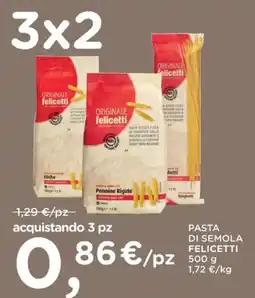 Poli Pasta di semola Felicetti offerta