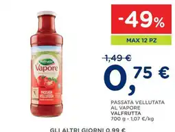 Poli Passata vellutata al vapore Valfrutta offerta