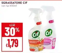 Pan Sgrassatore Cif offerta