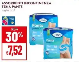 Pan Assorbenti incontinenza Tena Pants offerta