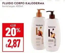 Pan Fluido corpo Kaloderma karitè/argan offerta
