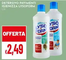 Pan Detersivo pavimenti Lysoform offerta