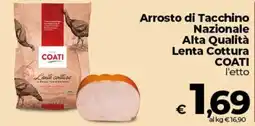 In Coop Arrosto di Tacchino Nazionale COATI offerta