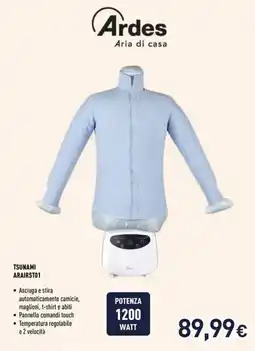 Unieuro Ardes TSUNAMI ARAIRST01 offerta