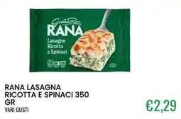 Sugros Rana lasagna ricotta e spinaci offerta