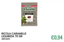 Sugros Ricola caramelle liquirizia offerta