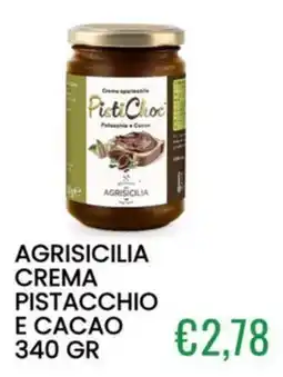 Sugros Agrisicilia crema pistacchio e cacao offerta