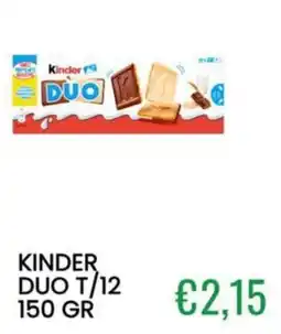 Sugros Kinder Duo offerta