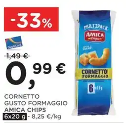 Poli Cornetto Gusto Formaggio Amica Chips offerta