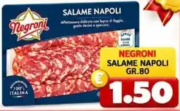 MercADone Negroni Salame Napoli offerta