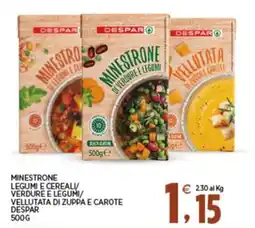 Interspar Minestrone Despar offerta