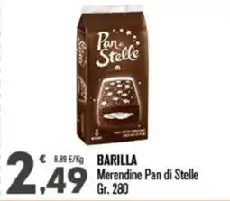 Punto é market Barilla Merendine Pan di Stelle offerta