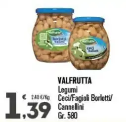 Punto é market Valfrutta Legumi Ceci/Fagioli Borlotti/Cannellini offerta