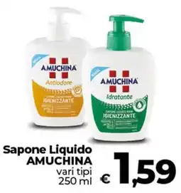 In Coop Sapone Liquido AMUCHINA offerta