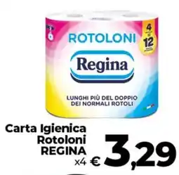 In Coop Carta Igienica Rotoloni Regina offerta
