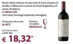 Cadoro Vino rosso offerta