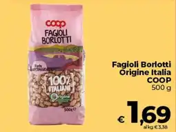 Ipercoop Radenza Fagioli Borlotti COOP offerta