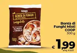 Ipercoop Radenza Bontà di Funghi Misti COOP offerta