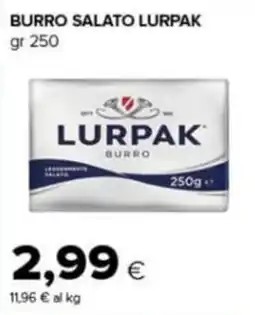 Tigre Amico Burro salato Lurpak offerta