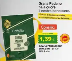 Tigre Amico Consilia Grana Padano DOP grattugiato offerta