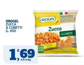 Orogel zucca a cubetti