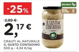 Poli Crauti al naturale Il Gusto Contadino offerta
