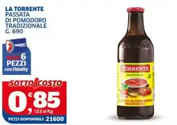 Sigma Passata di pomodoro tradizionale La Torrente offerta