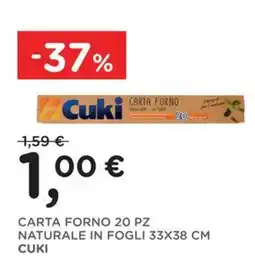 Poli Carta forno Cuki offerta