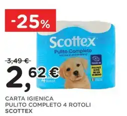 Poli Carta igienica pulito completo scottex offerta