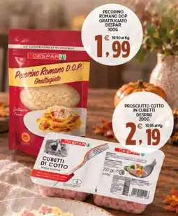 Interspar Pecorino Romano D.O.P. Grattugiato Despar offerta