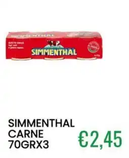Sugros Simmenthal carne offerta