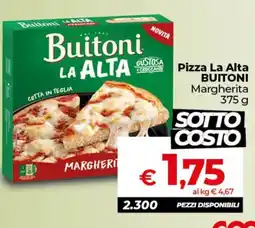Ipercoop Radenza Pizza La Alta Buitoni Margherita offerta
