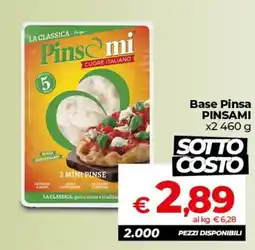 Ipercoop Radenza Base Pinsa Pinsami offerta
