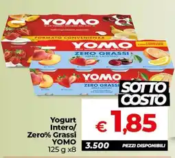 Ipercoop Radenza Yogurt Intero/Zero% Grassi YOMO offerta